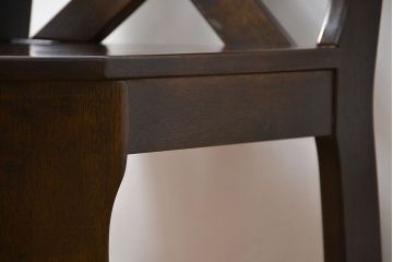 中古 カリモク製 ルスティック(RUSTIC) コーナーベンチチェア