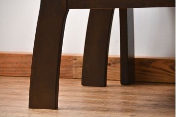 中古 カリモク製 ルスティック(RUSTIC) コーナーベンチチェア