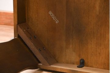 中古 カリモク製 ルスティック(RUSTIC) コーナーベンチチェア