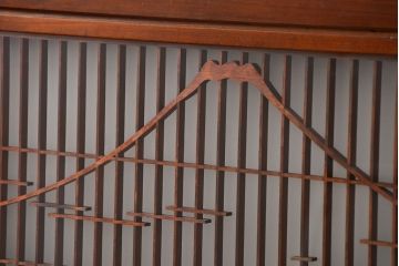 古民具・骨董 モダンな和紙貼り 組子帯戸 4枚セット (ガラス戸、和風建具、ガラス帯戸)