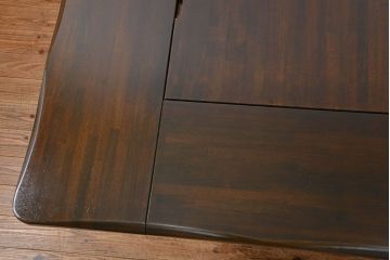 中古 カリモク ルスティック(RUSTIC) 囲炉裏型 ダイニングテーブル(定価約15万円)