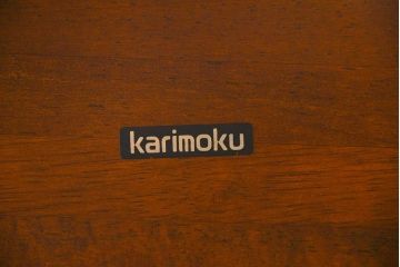 中古 カリモク ルスティック(RUSTIC) 囲炉裏型 ダイニングテーブル(定価約15万円)