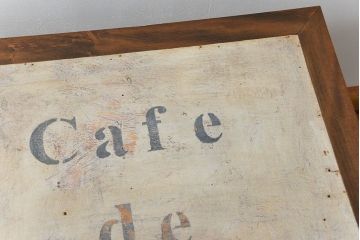 アンティーク家具　フランスアンティーク　古いペイントの引き出し付きテーブル(机、在宅ワーク、在宅用デスク)