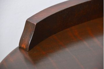 アンティーク家具　イギリスアンティーク オーク材のキドニーサイドキャビネット(ドレッシングチェスト)