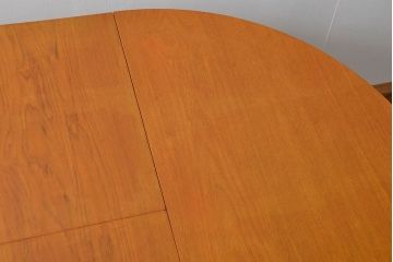 ヴィンテージ家具　北欧ビンテージ　丸型エクステンションテーブル