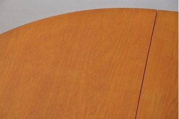 ヴィンテージ家具　北欧ビンテージ　丸型エクステンションテーブル