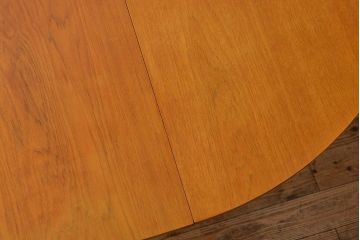 ヴィンテージ家具　北欧ビンテージ　丸型エクステンションテーブル