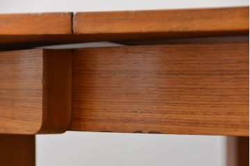 ヴィンテージ家具　北欧ビンテージ　丸型エクステンションテーブル