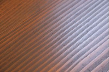 アンティーク家具　アンティーク モールガラス入り!小振りなサイドテーブル(3)(収納棚)