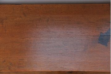 アンティーク家具　アンティーク 古い木の引き出し付き裁ち板(テレビボード、ローボード)