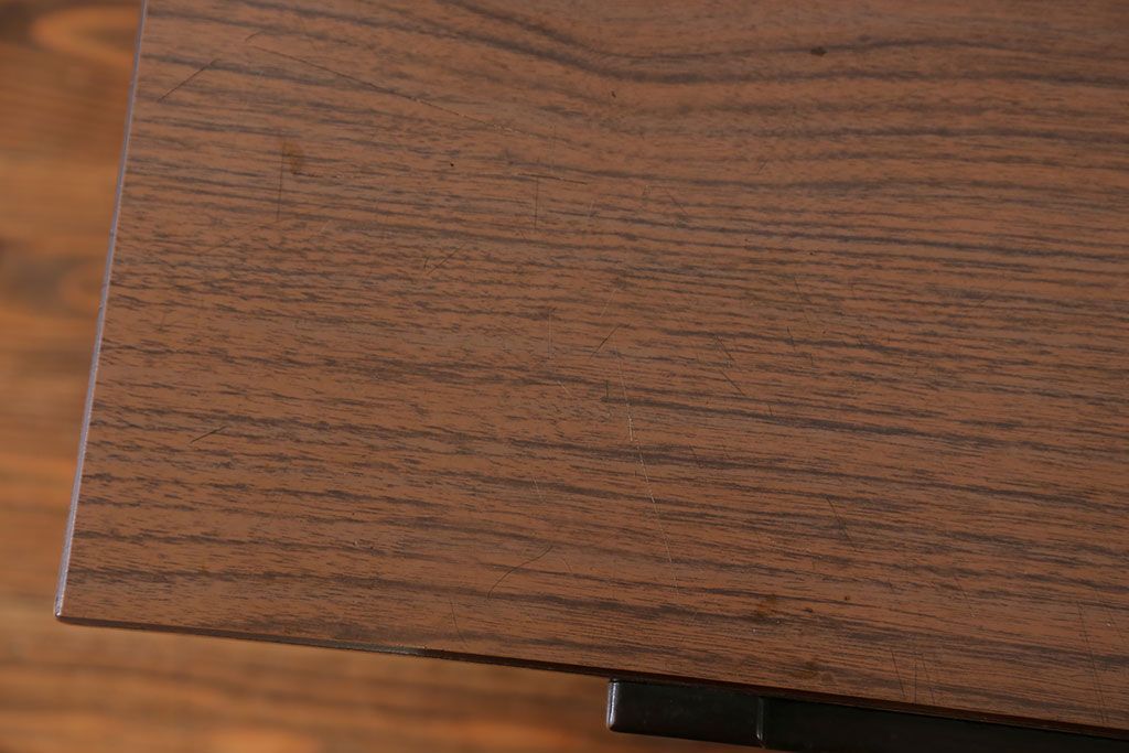 レトロ家具　昭和レトロ 1960年頃 天板デコラ板 センターテーブル