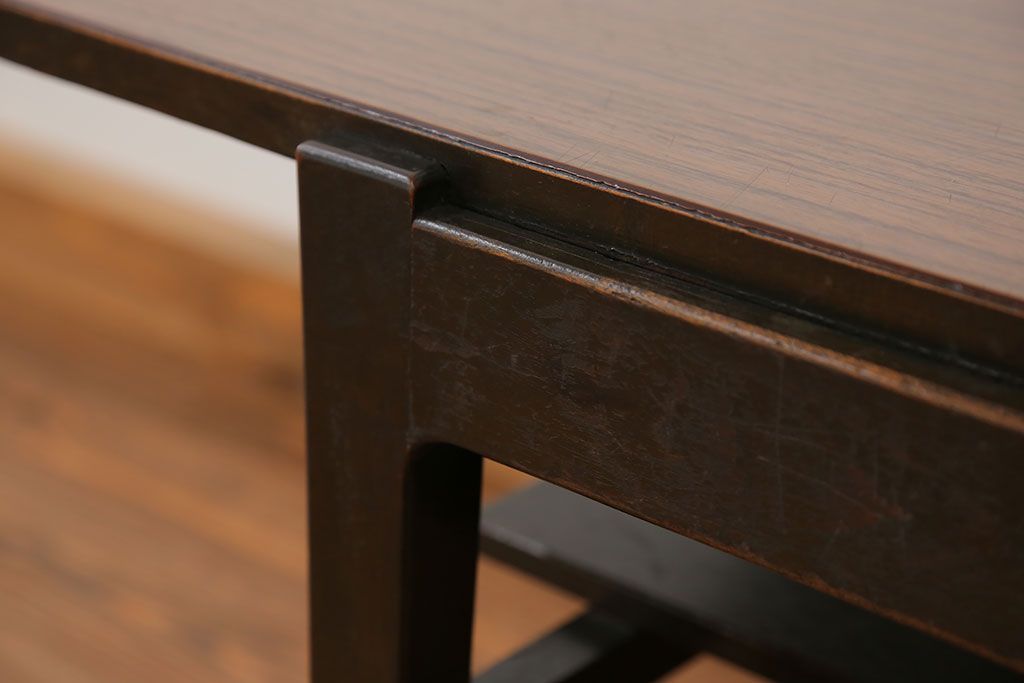 レトロ家具　昭和レトロ 1960年頃 天板デコラ板 センターテーブル