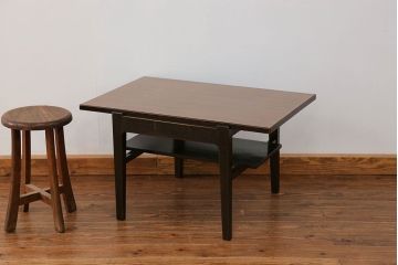 レトロ家具　昭和レトロ 1960年頃 天板デコラ板 センターテーブル