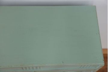 アンティーク家具　アンティークペイント 小振りなブックケース(本箱、収納棚)