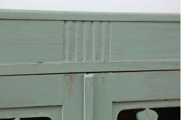 アンティーク家具　アンティークペイント 小振りなブックケース(本箱、収納棚)