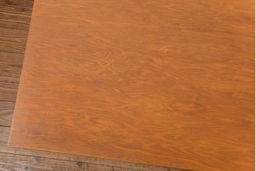 レトロ家具　昭和レトロ シンプルな片袖机(作業台、テーブル)