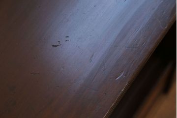 アンティーク家具　アンティーク 四枚引き戸の置き床(置床、和風ローボード)