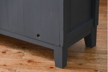 アンティーク家具　アンティークペイント 16杯引き出しの脚付きチェスト(小物整理、ドロワー)