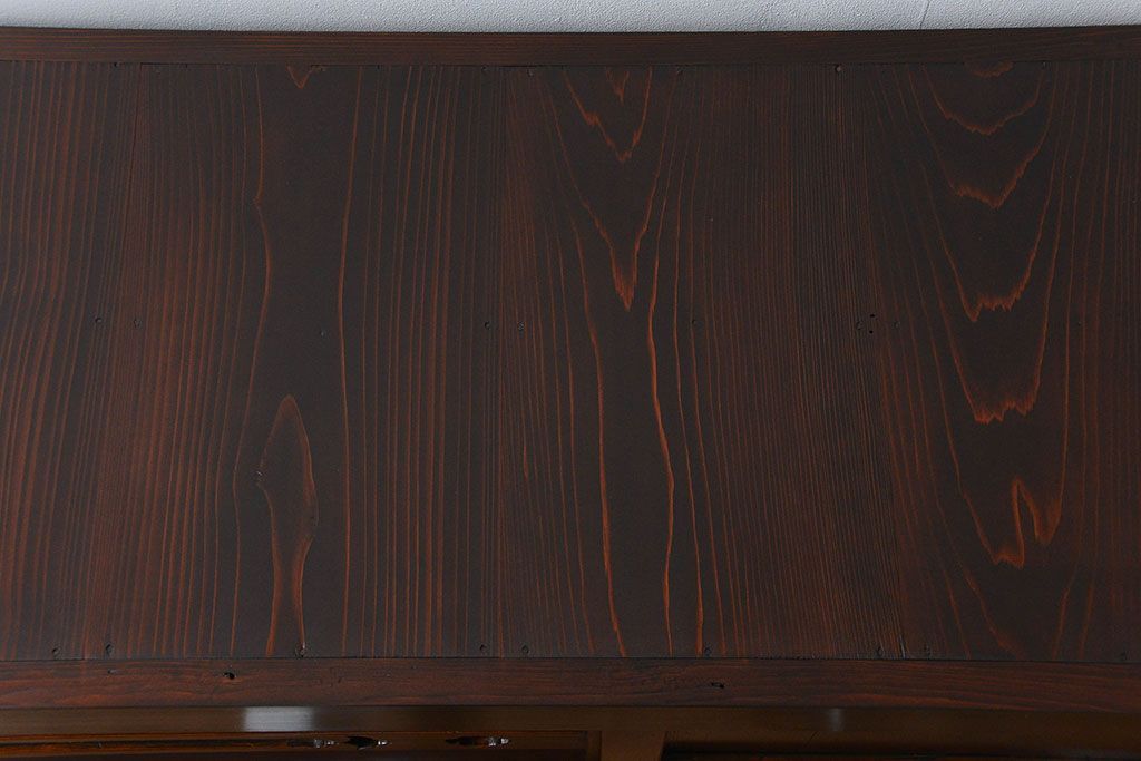 アンティーク家具　古民具・骨董 モダンな板戸!水屋箪笥サイドボード(和風収納棚)