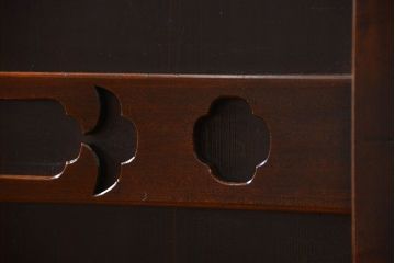 アンティーク家具　古民具・骨董 モダンな板戸!水屋箪笥サイドボード(和風収納棚)