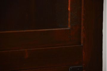 アンティーク家具　古民具・骨董 モダンな板戸!水屋箪笥サイドボード(和風収納棚)