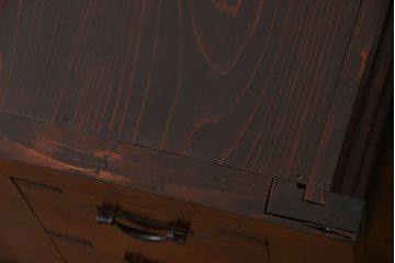 アンティーク家具　アンティーク 昇り引き出し付きの収納箪笥サイドボード(水屋箪笥)