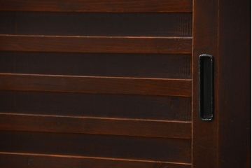 アンティーク家具　アンティーク 昇り引き出し付きの収納箪笥サイドボード(水屋箪笥)