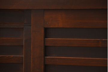 アンティーク家具　アンティーク 昇り引き出し付きの収納箪笥サイドボード(水屋箪笥)