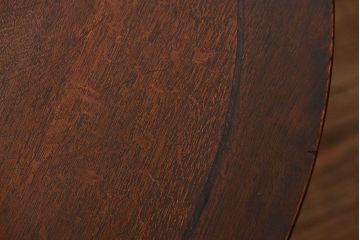 アンティーク家具　大正ロマン 象嵌入りのアンティークラウンドテーブル (コーヒーテーブル)