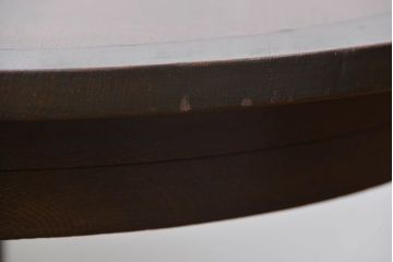 アンティーク家具　大正ロマン 象嵌入りのアンティークラウンドテーブル (コーヒーテーブル)