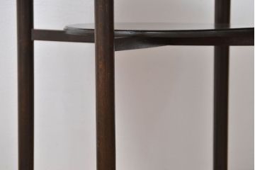 アンティーク家具　大正ロマン 象嵌入りのアンティークラウンドテーブル (コーヒーテーブル)