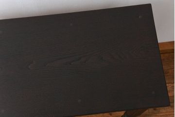 アンティーク家具　大正ロマン 古い栗材の高脚サイドテーブル (コンソールテーブル)