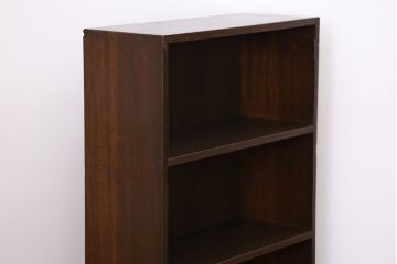 アンティーク家具　アンティーク 古い木のシンプルな本棚(飾り棚)