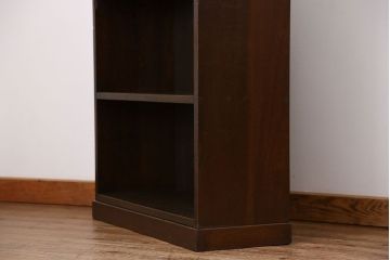 アンティーク家具　アンティーク 古い木のシンプルな本棚(飾り棚)