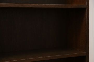 アンティーク家具　アンティーク 古い木のシンプルな本棚(飾り棚)
