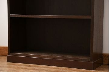 アンティーク家具　アンティーク 古い木のシンプルな本棚(飾り棚)