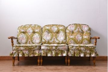 中古 穂高 WINDSOR セクショナルチェア 3点セット(3Pソファ)飛騨産業