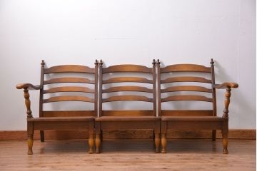 中古 穂高 WINDSOR セクショナルチェア 3点セット(3Pソファ)飛騨産業