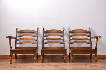 中古 穂高 WINDSOR セクショナルチェア 3点セット(3Pソファ)飛騨産業