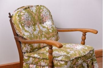 中古 飛騨産業 穂高 WINDSOR セクショナルチェア 両肘付きチェア(1)(一人掛けソファ)