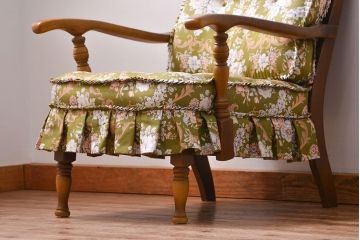 中古 飛騨産業 穂高 WINDSOR セクショナルチェア 両肘付きチェア(1)(一人掛けソファ)