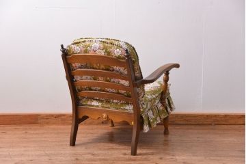 中古 飛騨産業 穂高 WINDSOR セクショナルチェア 両肘付きチェア(1)(一人掛けソファ)