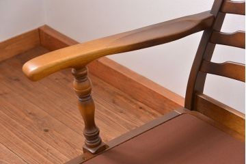中古 穂高 WINDSOR セクショナルチェア 両肘付きチェア(2)(一人掛けソファ) 飛騨産業