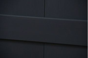 古民具・骨董 艶消しブラック塗装の和モダン時代帯戸4枚セット (時代板戸、引き戸)