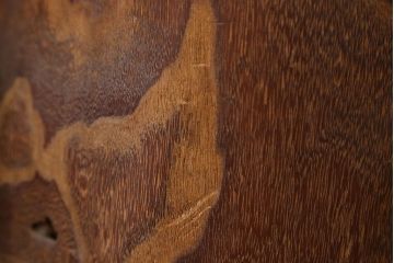 アンティーク雑貨　アンティーク 古い刳り貫き桐火鉢2個セット(鉢カバー)