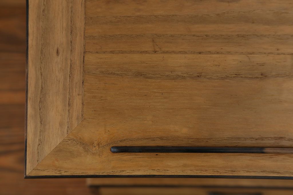 古民具・骨董 古い桐材と黒柿材の見台