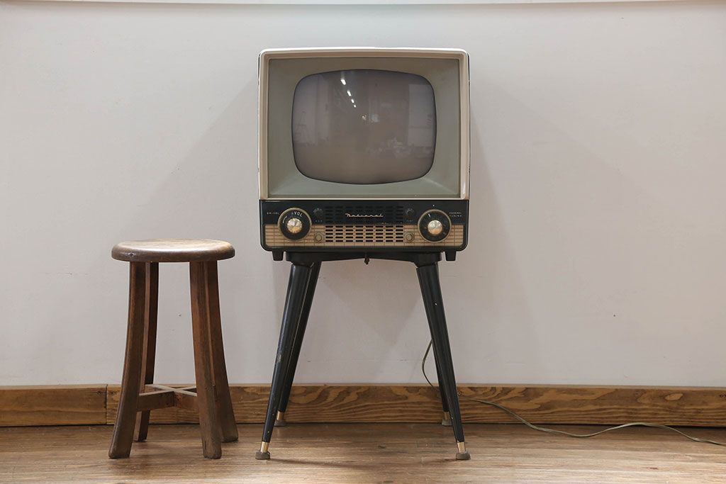 アンティークテレビ　インテリア　飾り　昭和レトロ retoro-120tb-1.jpg