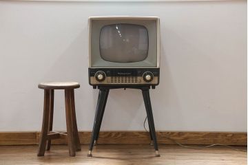 アンティーク雑貨　昭和レトロ ジャンク品 ナショナル製 アンティークテレビ