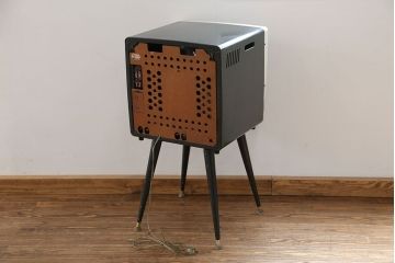 アンティーク雑貨　昭和レトロ ジャンク品 ナショナル製 アンティークテレビ