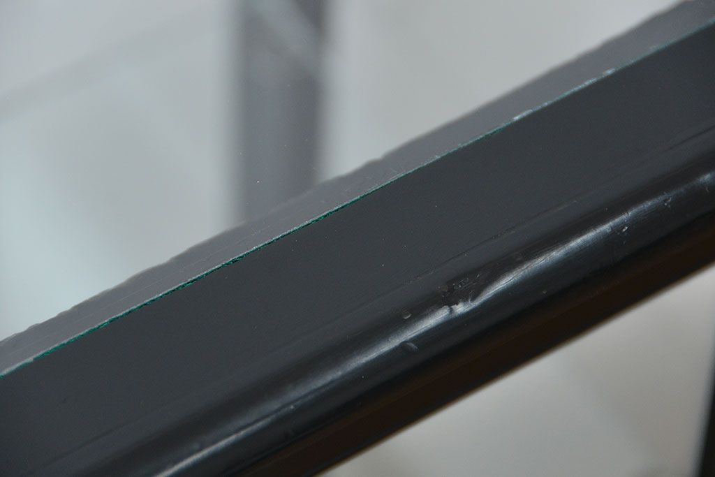 アンティーク家具　アンティーク 古いタバコ屋の薄型ガラスケース(ショーケース)